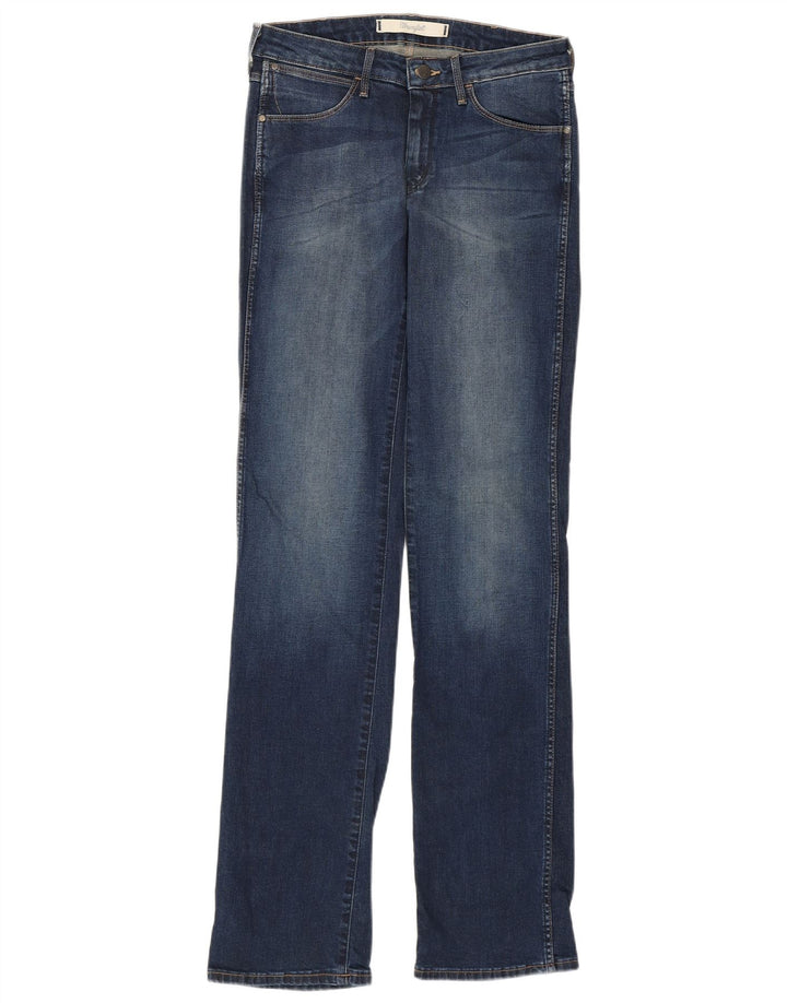 WRANGLER Dame Sara Narrow Straight Jeans W28 L34 Blå