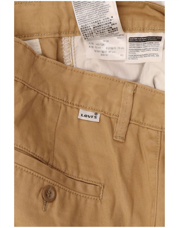 LEVI'S Lige jakkesæt til kvinder W28 L28 Beige bomuld