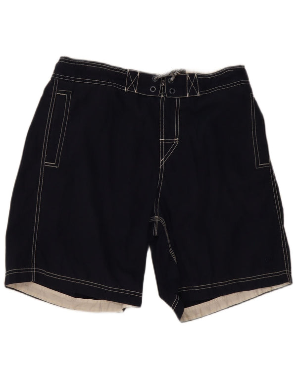 Fat Face Mens Swimming Shorts Large  Navy Blue Cotton