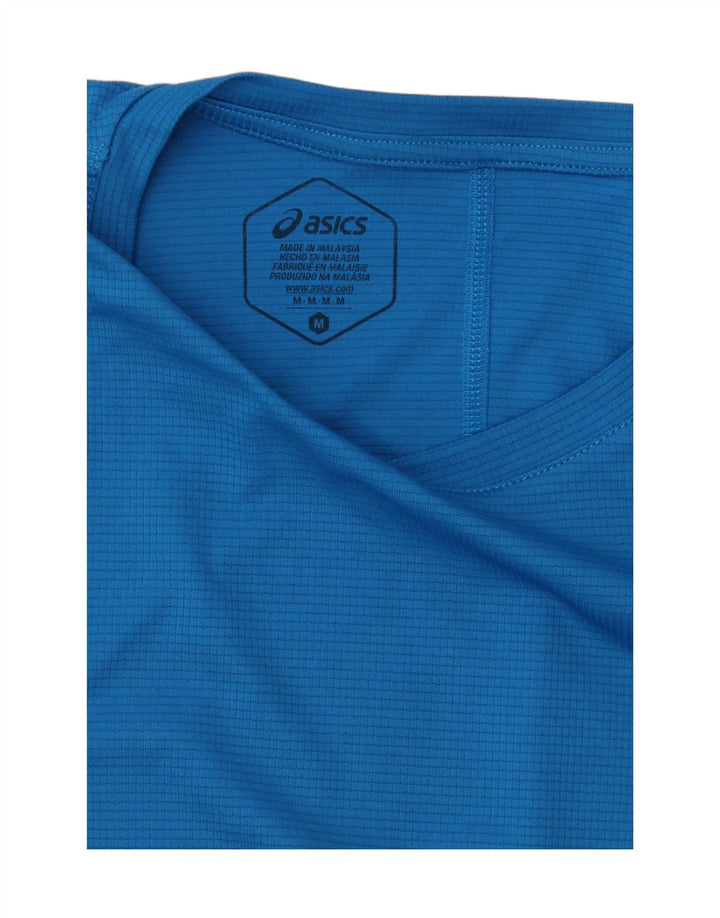 Asics Herre T-Shirt Top Medium Blå Polyester