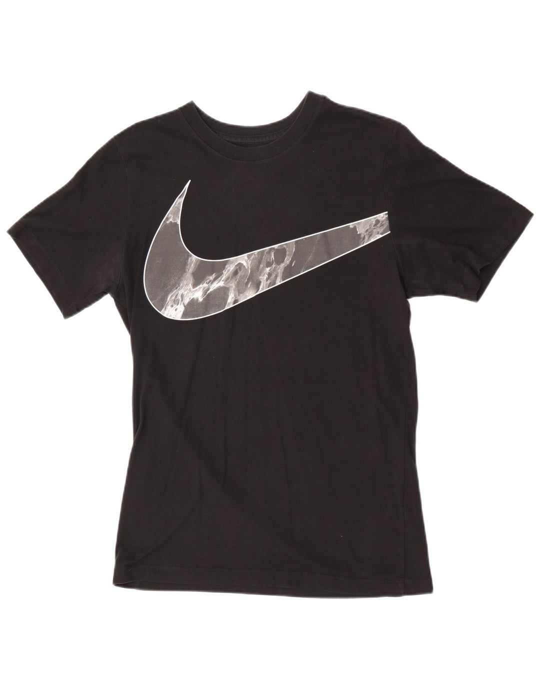 Nike Herre Dri Fit grafisk T-shirt top lille sort bomuld