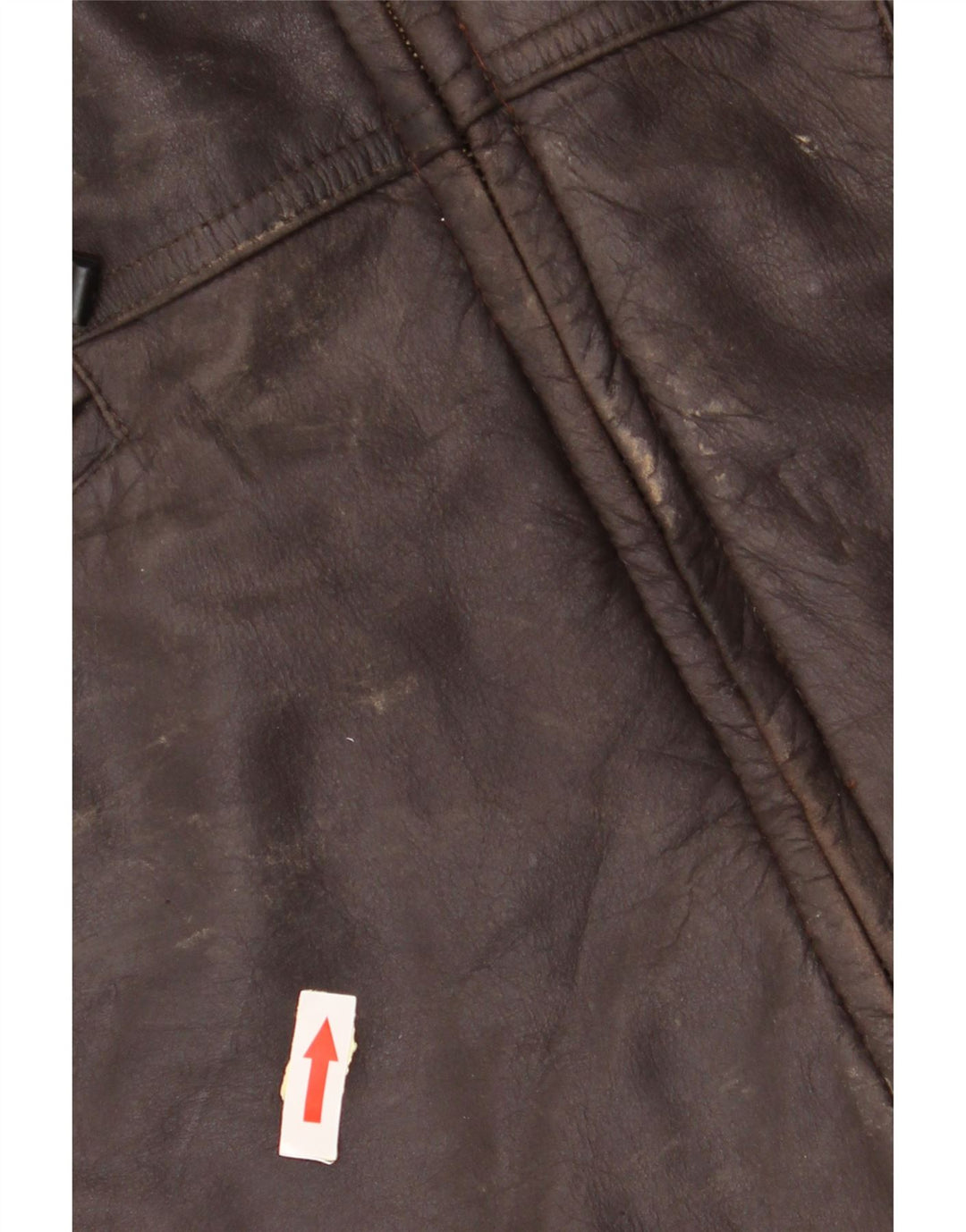 Vintage herre læderjakke UK 40 Stor brunt læder