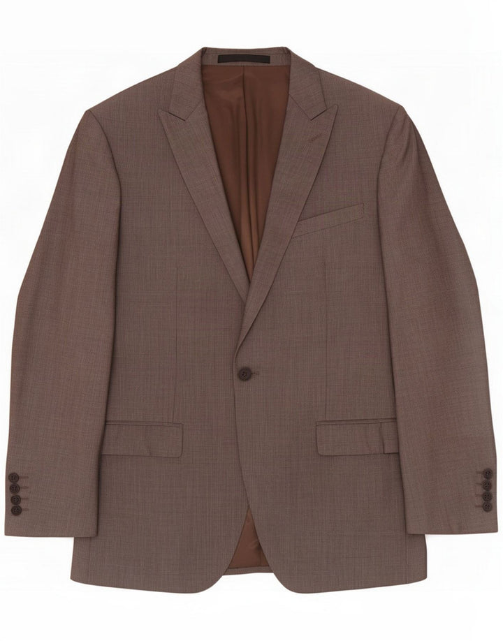 Marks & Spencer Herre 1-knap blazerjakke UK 40 Medium Beige Uld