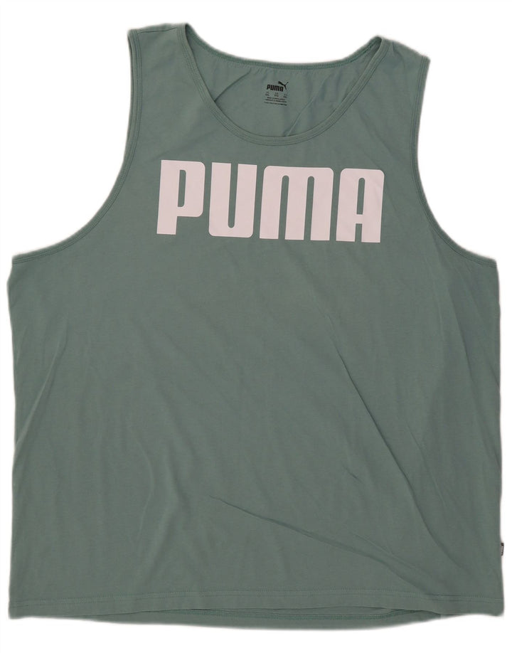 Puma Herre Grafisk Vest Top 2XL Grøn