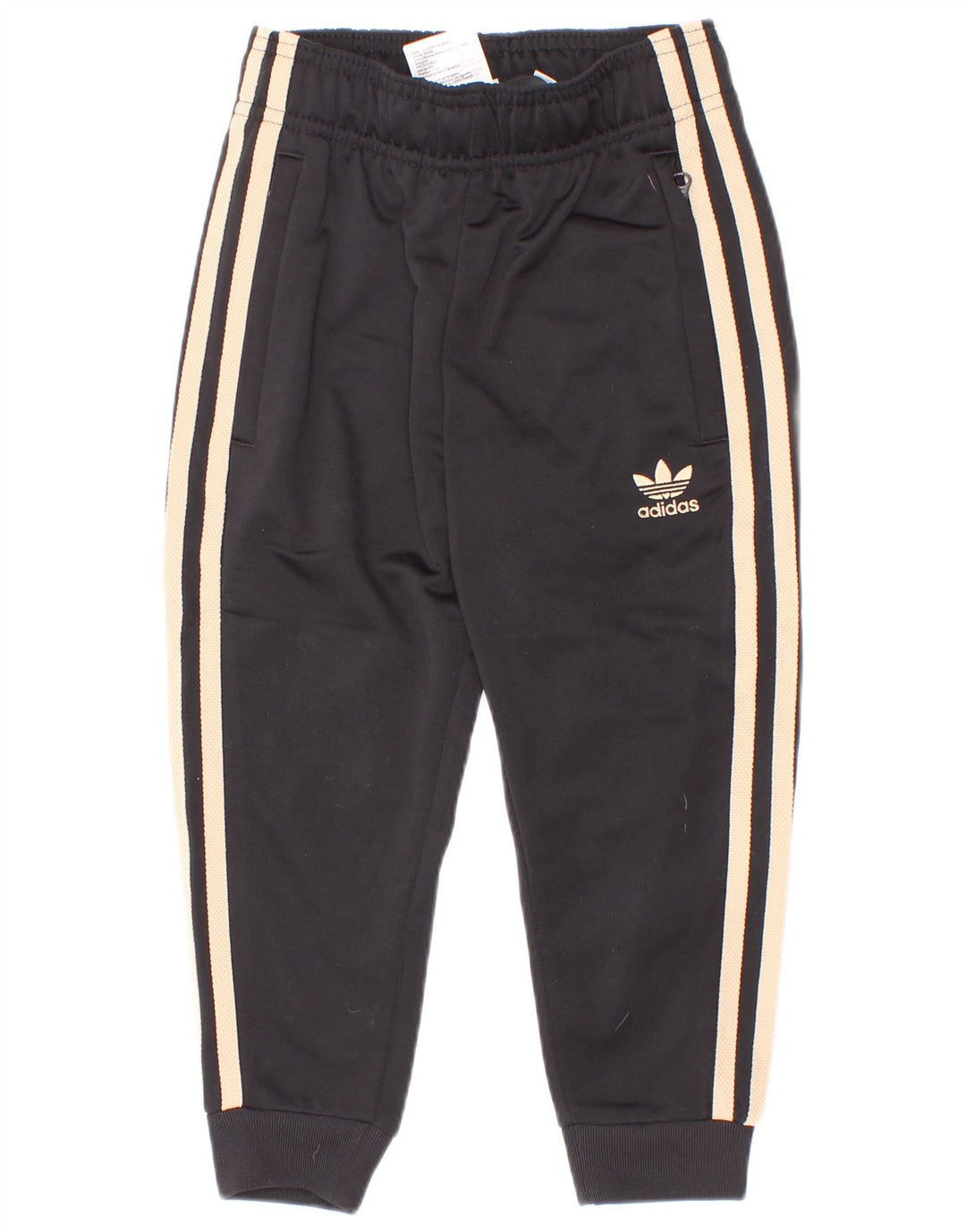 Adidas Drenge Træningsdragt Bukser Joggers 3-4 År Sort Polyester
