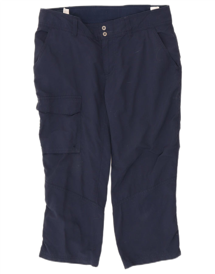 COLUMBIA Lige Capri-bukser til kvinder US 8 Medium W32 L21 Marineblå