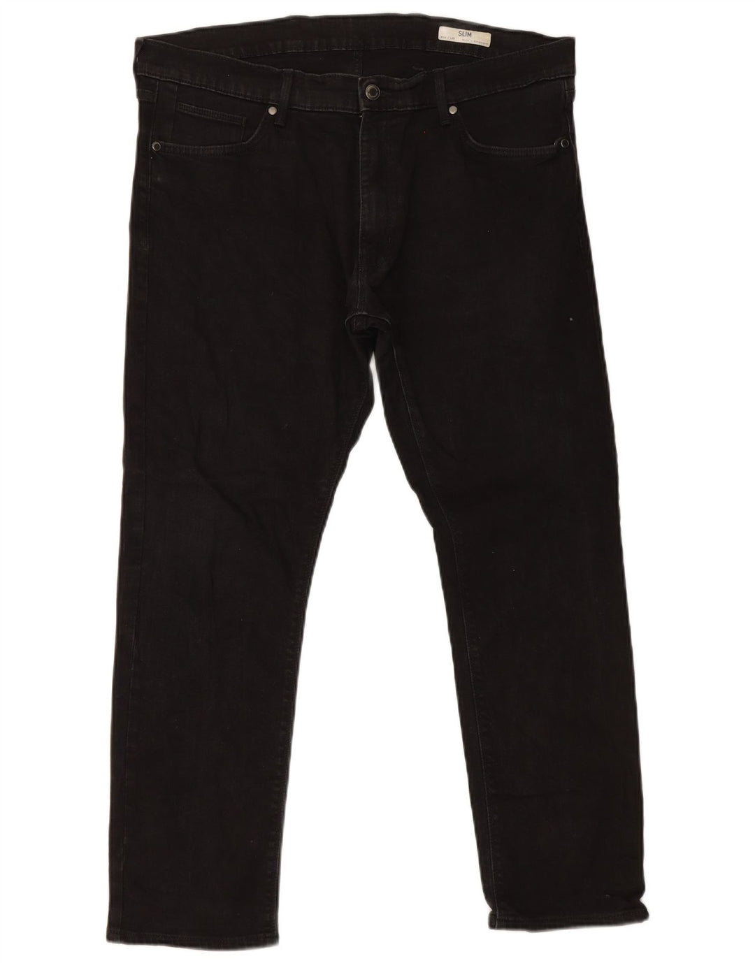 Marks & Spencer Herre Slim Jeans W38 L29 Sort Bomuld