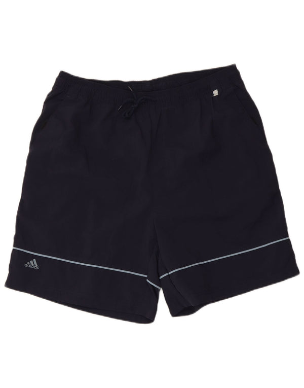 ADIDAS grafiske sportsshorts til mænd XL marineblå polyamid