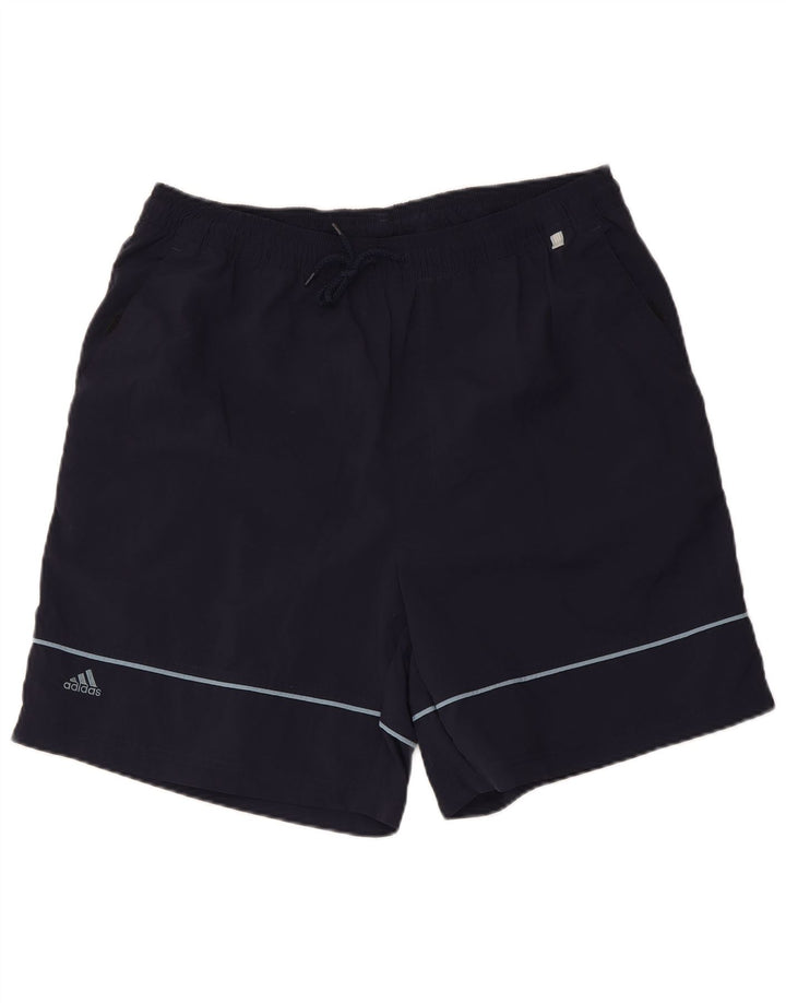ADIDAS grafiske sportsshorts til mænd XL marineblå polyamid
