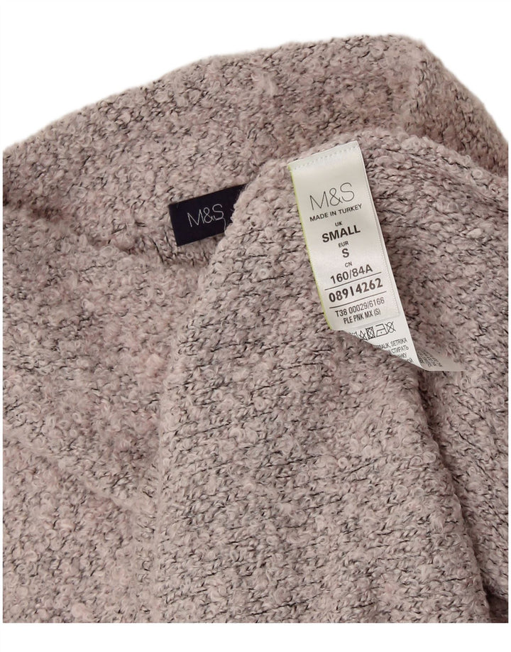 MARKS & SPENCER Dame Turtle Neck Jumper Sweater UK 10 Small Grey