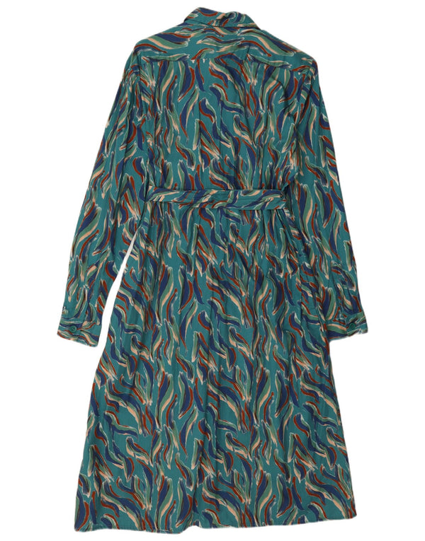 Country Collection Dame langærmet skjortekjole UK 14 Medium Turkis
