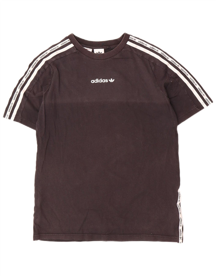 Adidas Herre grafisk T-shirt top lille sort bomuld