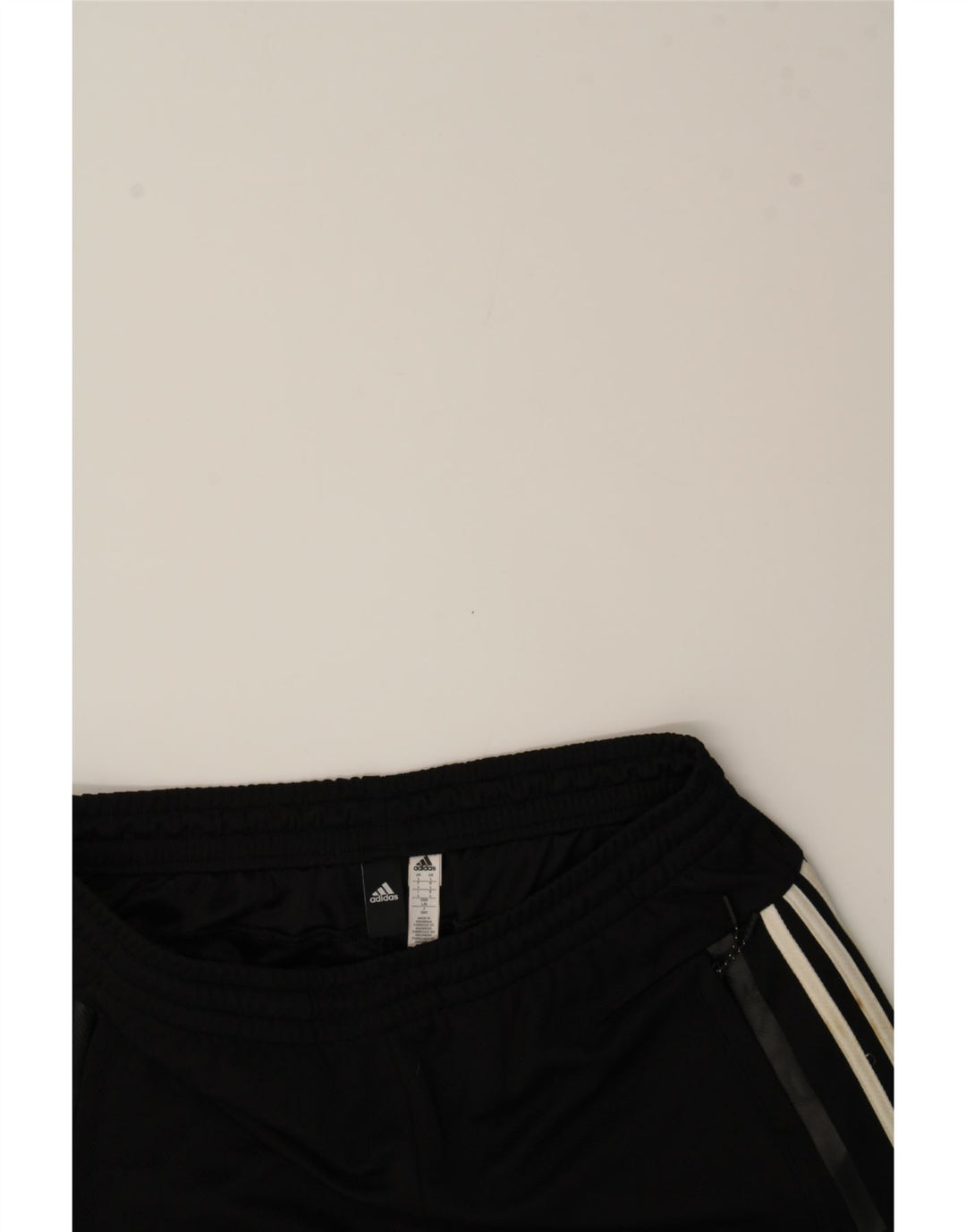 ADIDAS Womens Tracksuit Trousers UK 16 Large  Black Polyester Vintage Adidas and Second-Hand Adidas from Messina Hembry 