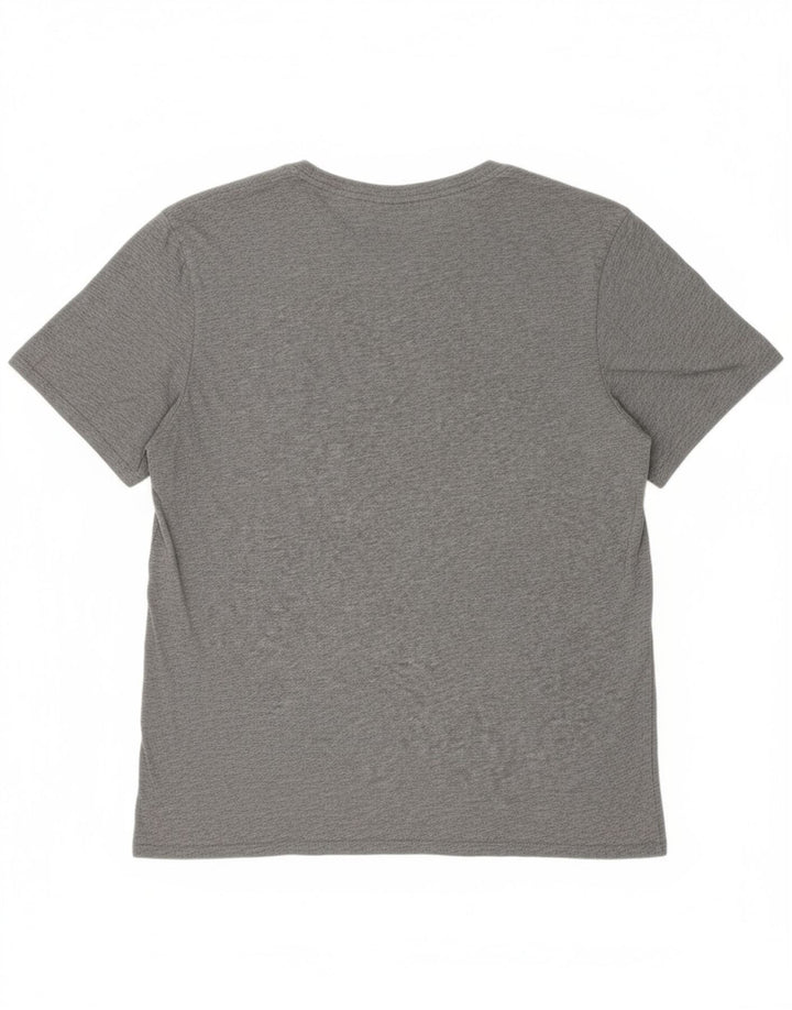 NIKE Mens Graphic T-Shirt Top XL Grey Cotton