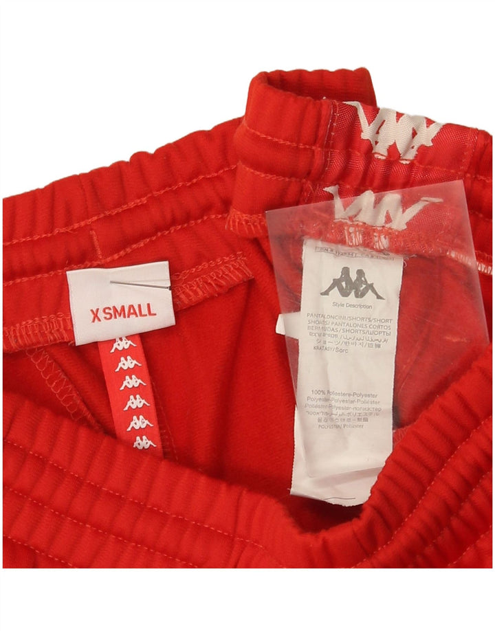 Kappa Herre grafiske sportsshorts XS rød polyester
