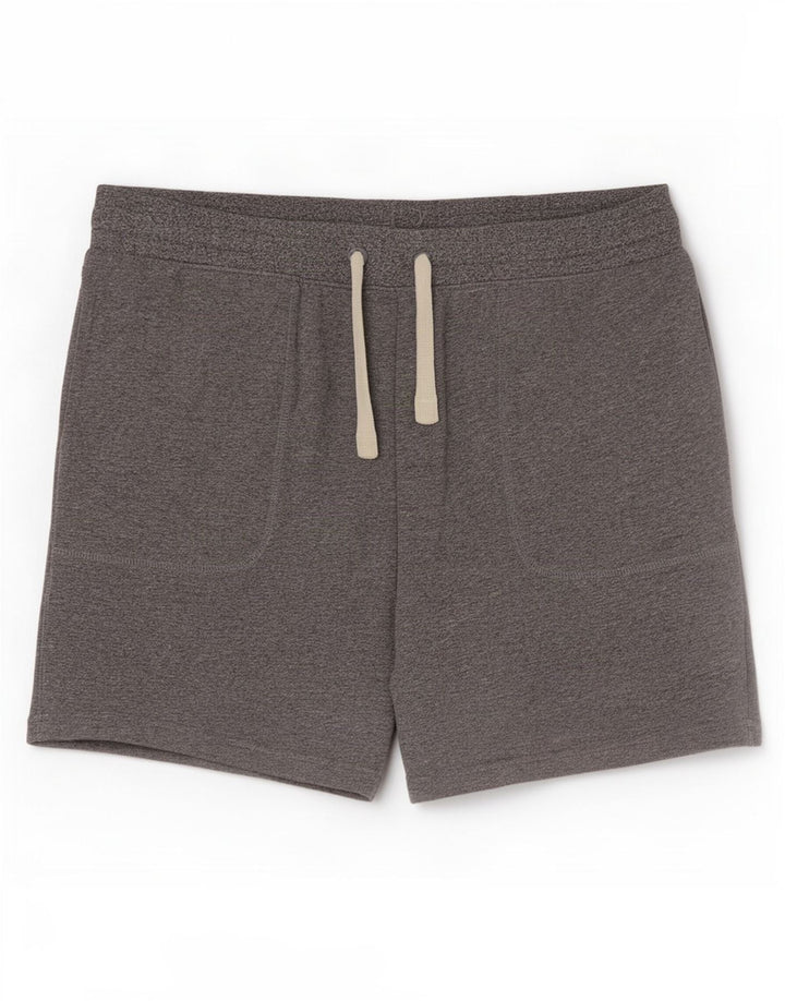 Marks & Spencer Sportsshorts til mænd mellemgrå flækket bomuld