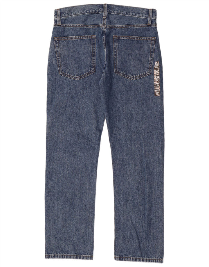 Marks & Spencer Straight Jeans til mænd W32 L29 blå bomuld