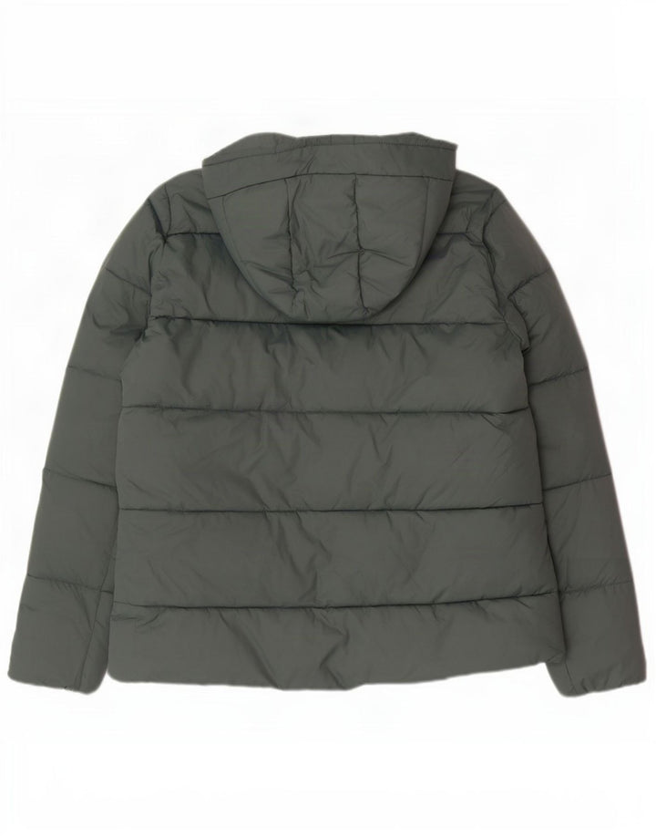 Kappa Herre hættepolstret jakke UK 38 Medium Grøn polyamid