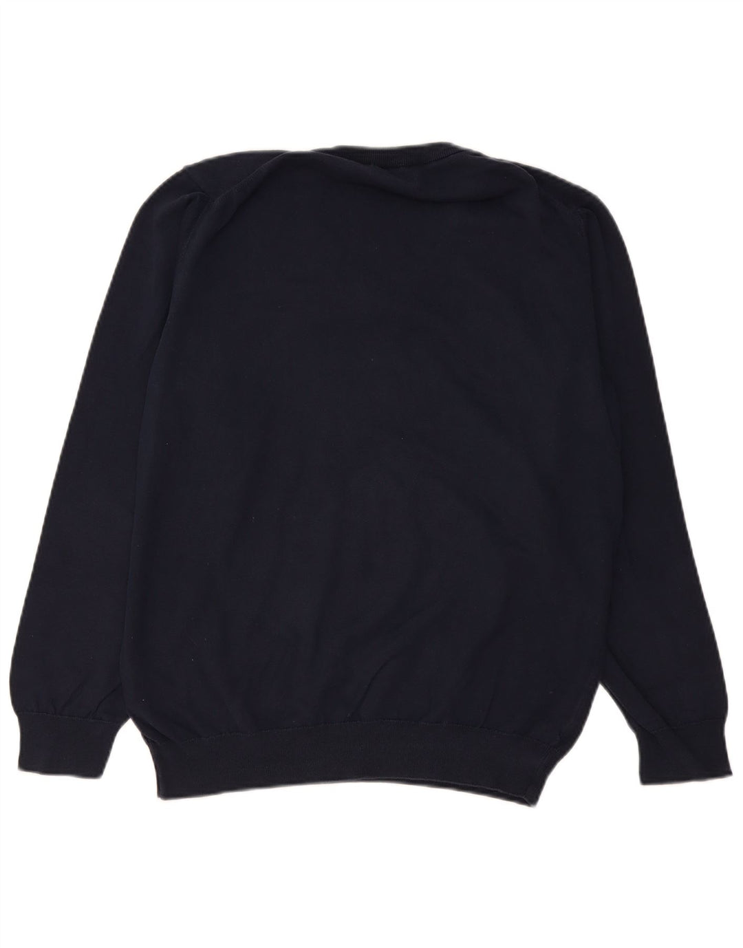 Gant Herre V-hals sweater Stor marineblå bomuld