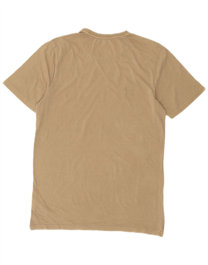 Volcom Herre Modern Fit T-Shirt Top Medium Khaki Bomuld