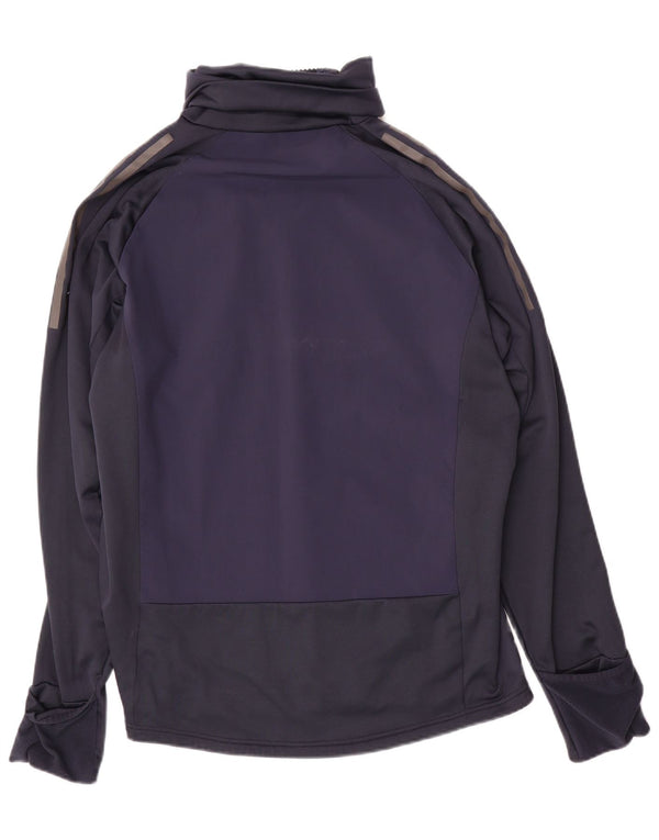 Adidas Mens Manchester United Graphic Top Long Sleeve Medium Navy Blue