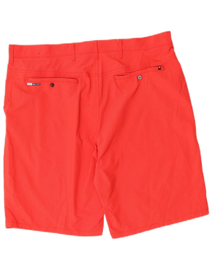 Hurley Herre Chino Shorts W38 XL Rød Polyester