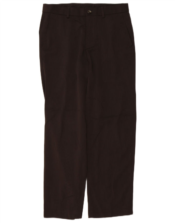 IZOD Lige Chinobukser til mænd W30 L30 brun polyester
