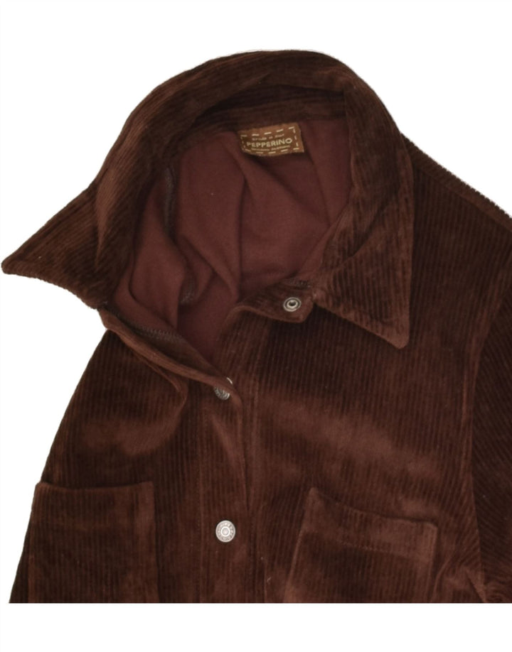 PEPPERINO Girls Corduroy Shirt 13-14 Years Brown Cotton | Vintage Pepperino | Thrift | Second-Hand Pepperino | Used Clothing | Messina Hembry 