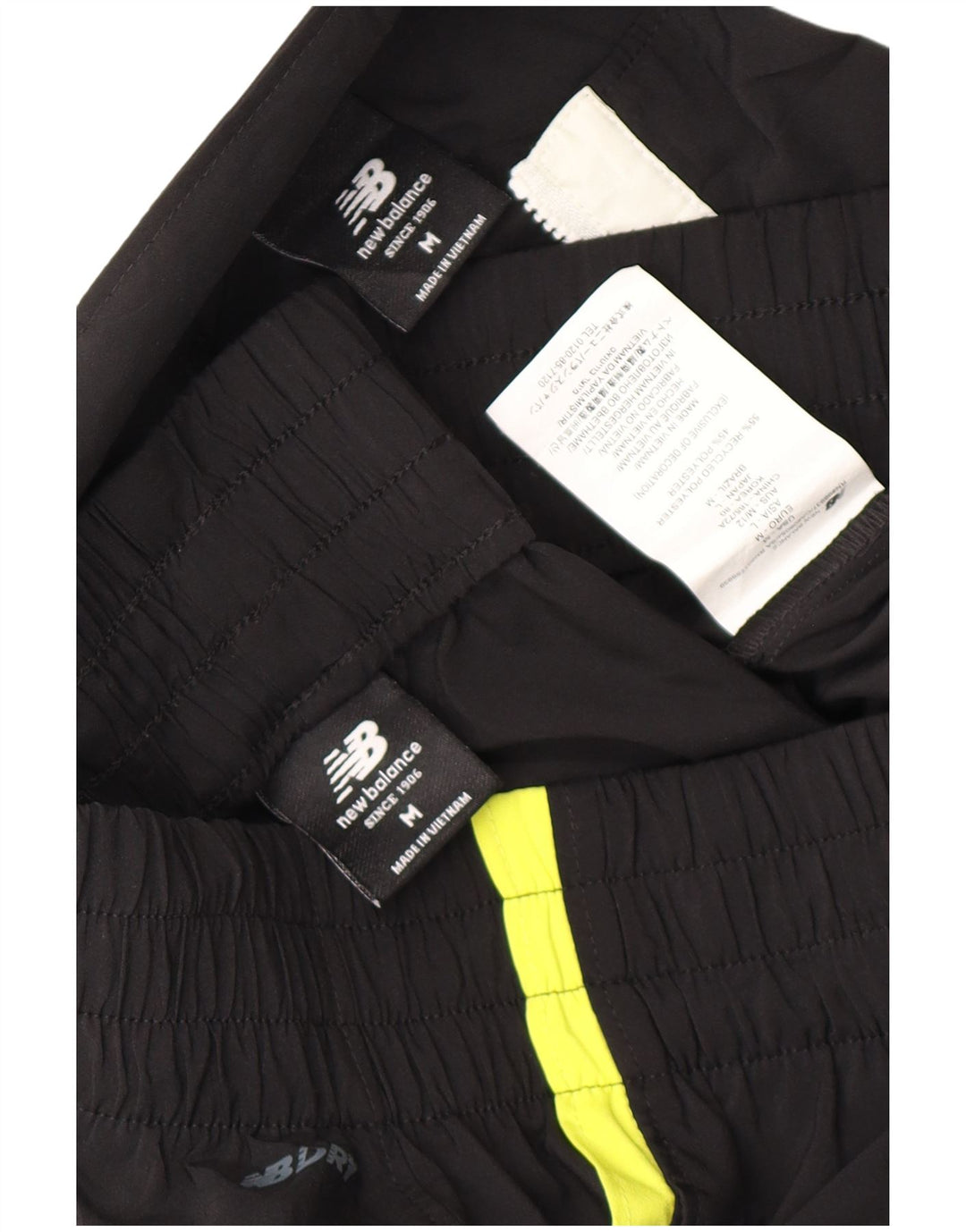 New Balance Herre grafisk hel træningsdragt Medium Sort Colourblock Polyester