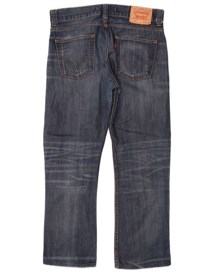 Levi's Herre 512 Bootcut Jeans W34 L29 Blå