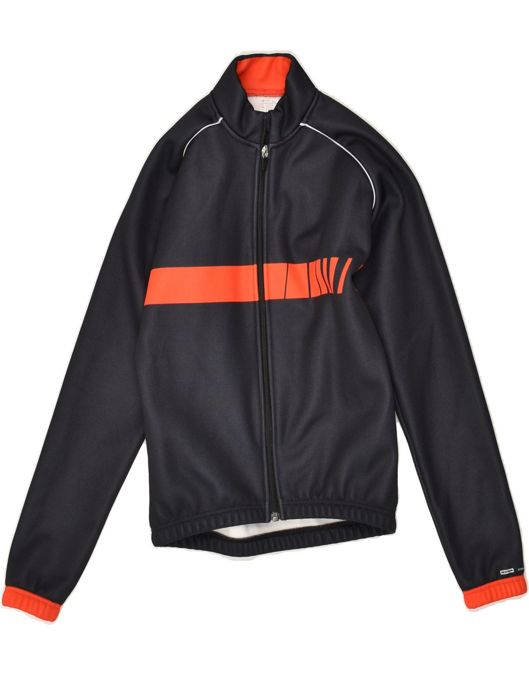 DECATHLON Boys Tracksuit Top Jacket 11-12 Years Black Polyester | Vintage Decathlon | Thrift | Second-Hand Decathlon | Used Clothing | Messina Hembry 
