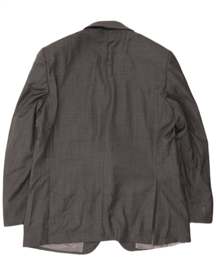 Marks & Spencer Herre 2-knaps blazerjakke UK 46 XL Grå uld