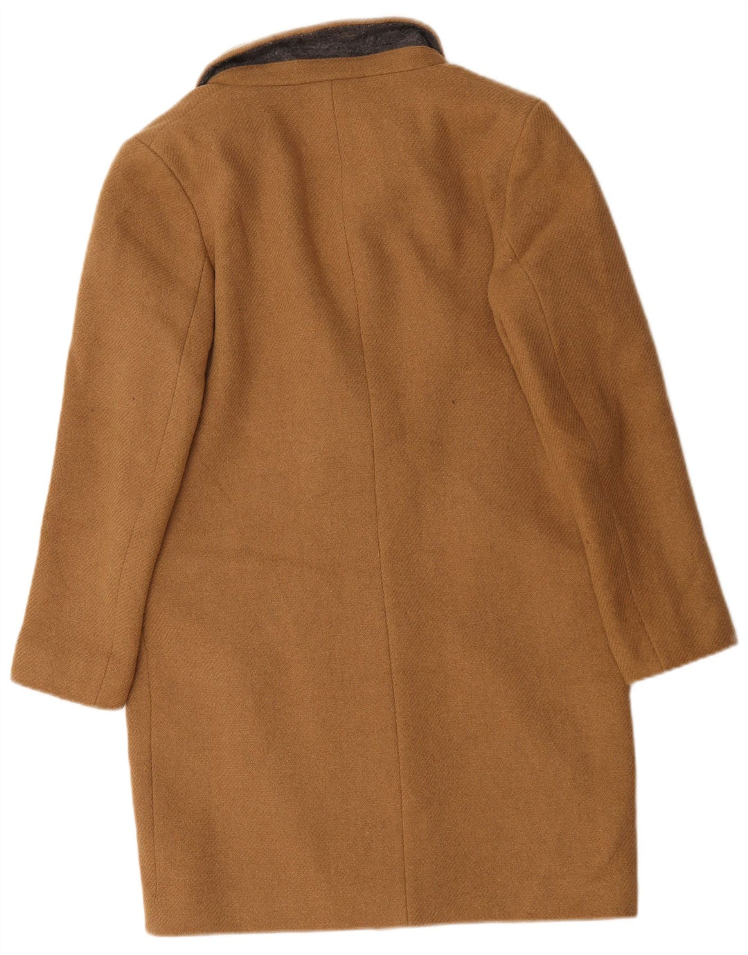 Marks & Spencer Dame Oversized Overfrakke UK 10 Small Beige Uld