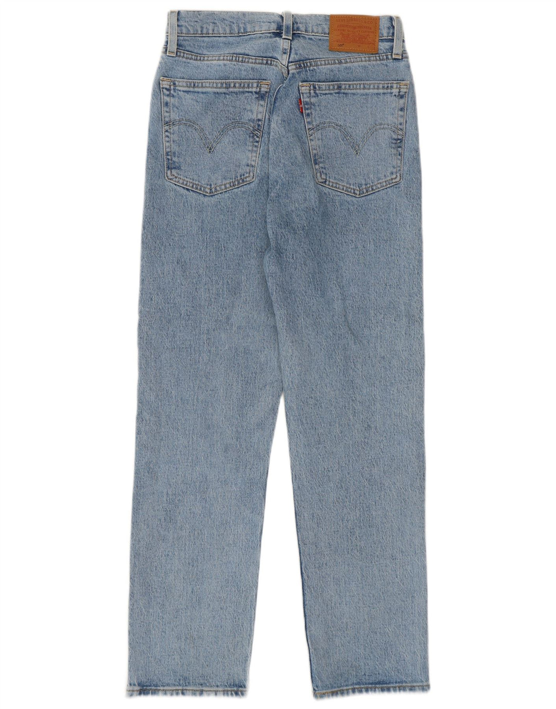 Levi's Dame 501 Straight Jeans W25 L26 Blå Bomuld