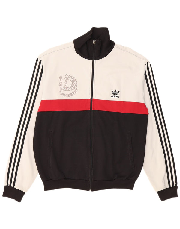 Adidas Herre grafisk træningsdragt Topjakke XL Sort Colourblock Bomuld