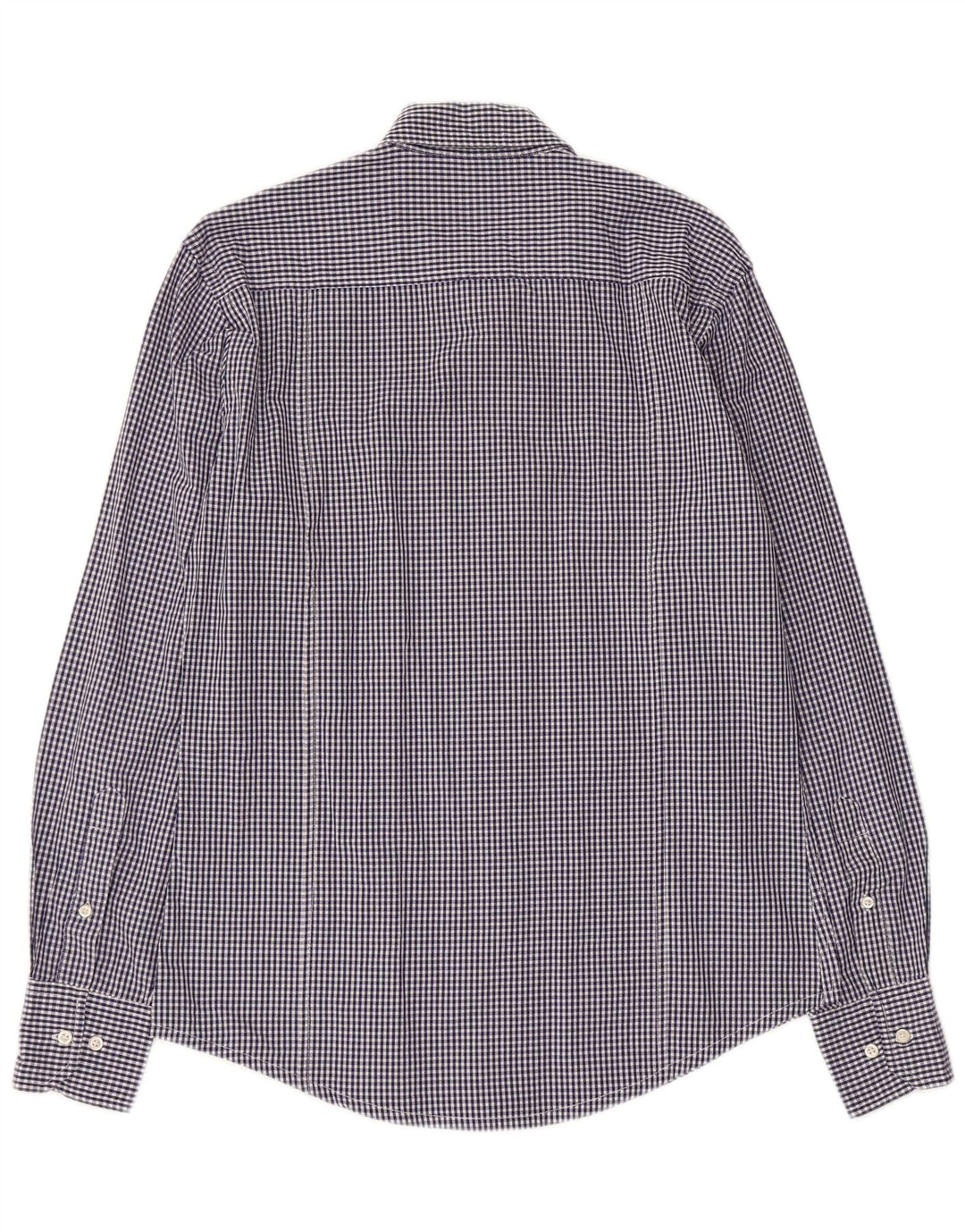 Kappa Herreskjorte Medium Blue Gingham Cotton