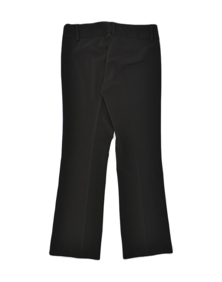 BENETTON Womens Wide Leg Casual Trousers IT 42 Medium W30 L30 Black | Vintage | Thrift | Second-Hand | Used Clothing | Messina Hembry 