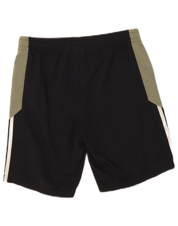 Adidas Boys Sports Shorts 13-14 år Sort Colourblock Nylon