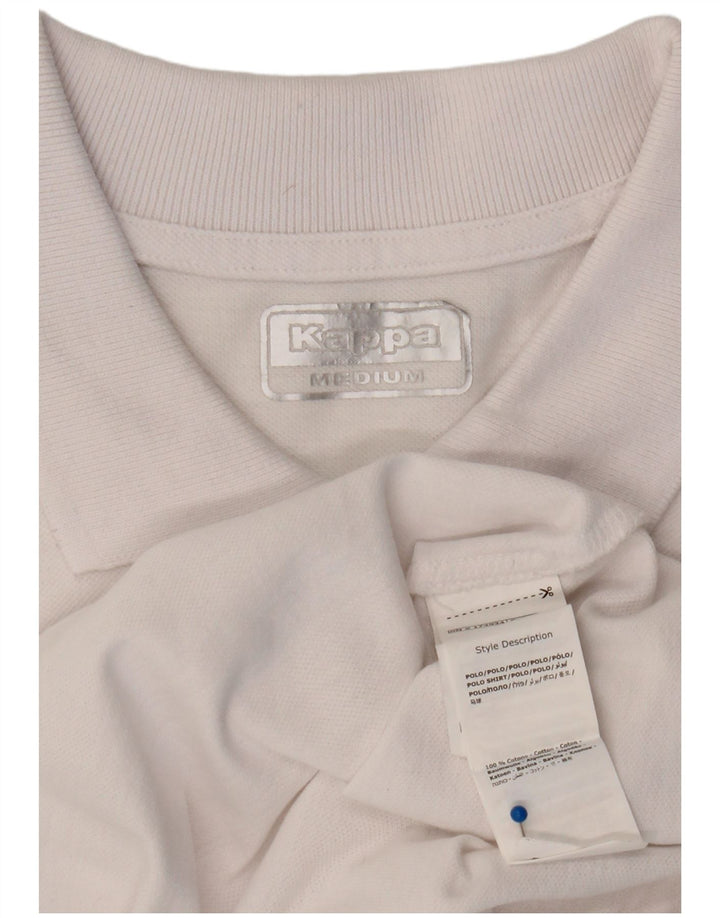 Kappa herre poloshirt Medium hvid bomuld
