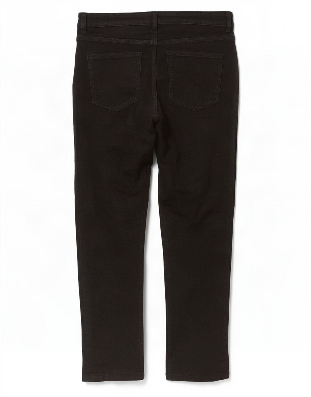 Marks & Spencer Kvinder Short Slim Jeans UK 14 Medium W30 L27 Sort Bomuld