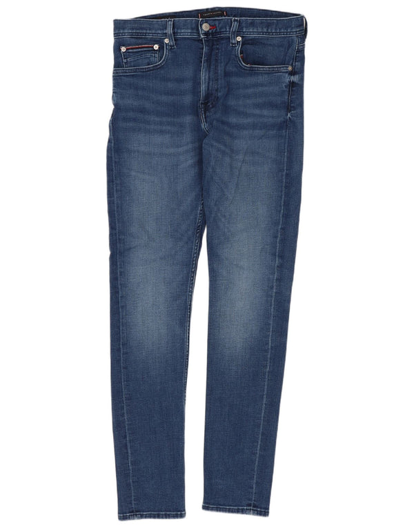 Tommy Hilfiger Mens Skinny Jeans W30 L32 Blue Cotton
