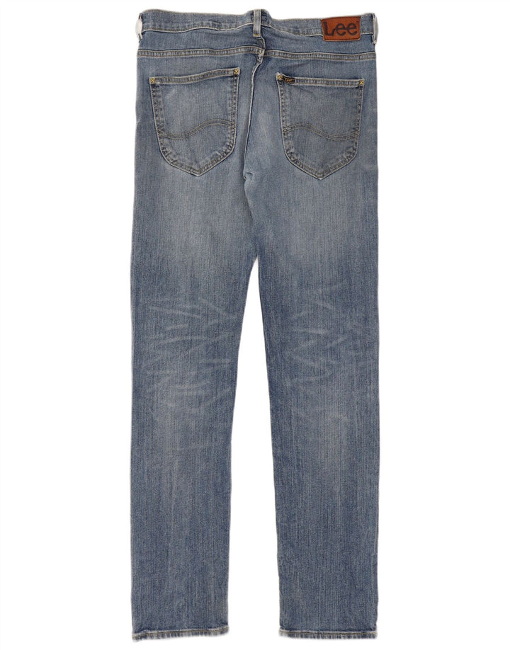 Lee Mens Powell Slim Jeans W33 L34 Blå Bomuld