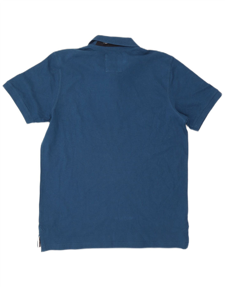 Besætningstøj Herre poloshirt Stor blå bomuld