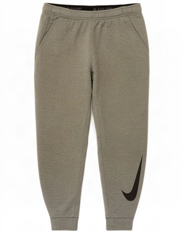 Nike Herre Dri Fit Grafisk træningsdragt Bukser Joggers Medium Grey Flecked