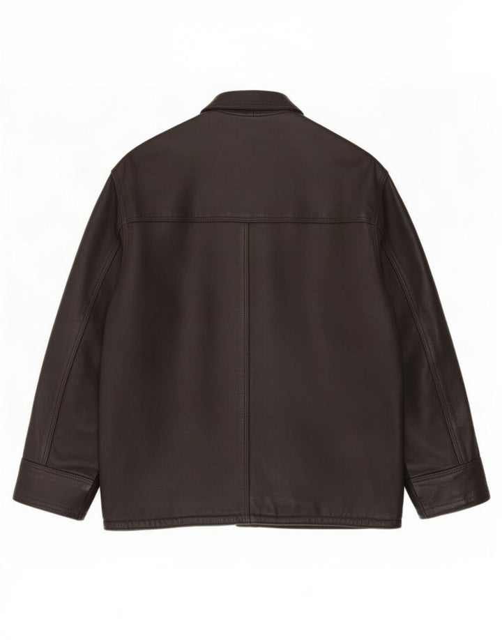 Vintage herre læderjakke UK 44 2XL Brun