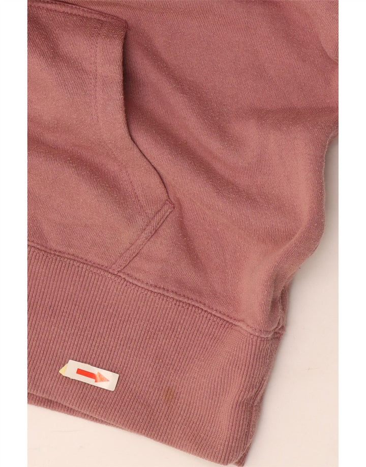 VOLCOM Grafisk hættetrøje til kvinder UK 14 Medium Pink