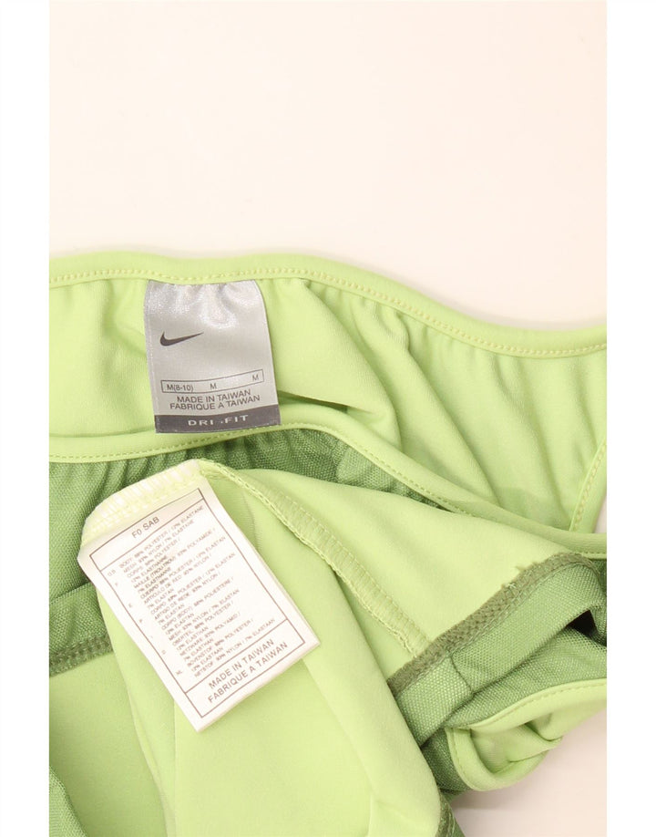 Nike Dame Dri Fit Crop Vest Top US 8/10 Medium Green Polyester