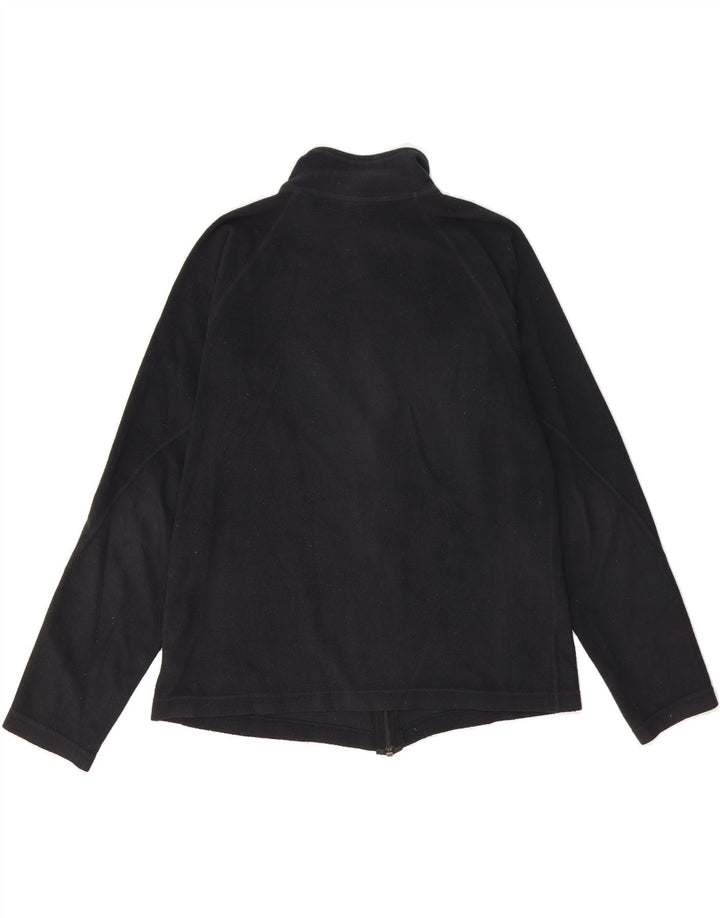 FILA Womens Fleece Jacket UK 14 Large Black Vintage Fila and Second-Hand Fila from Messina Hembry 