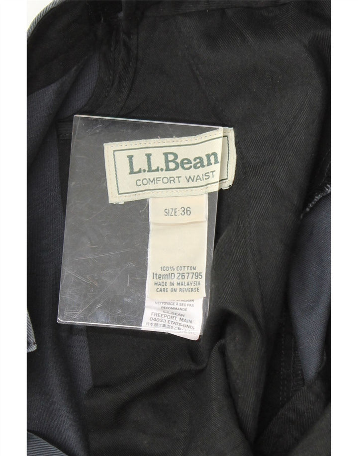 L.L.BEAN Mens Chino Shorts W36 Large  Grey Cotton Vintage L.L.Bean and Second-Hand L.L.Bean from Messina Hembry 