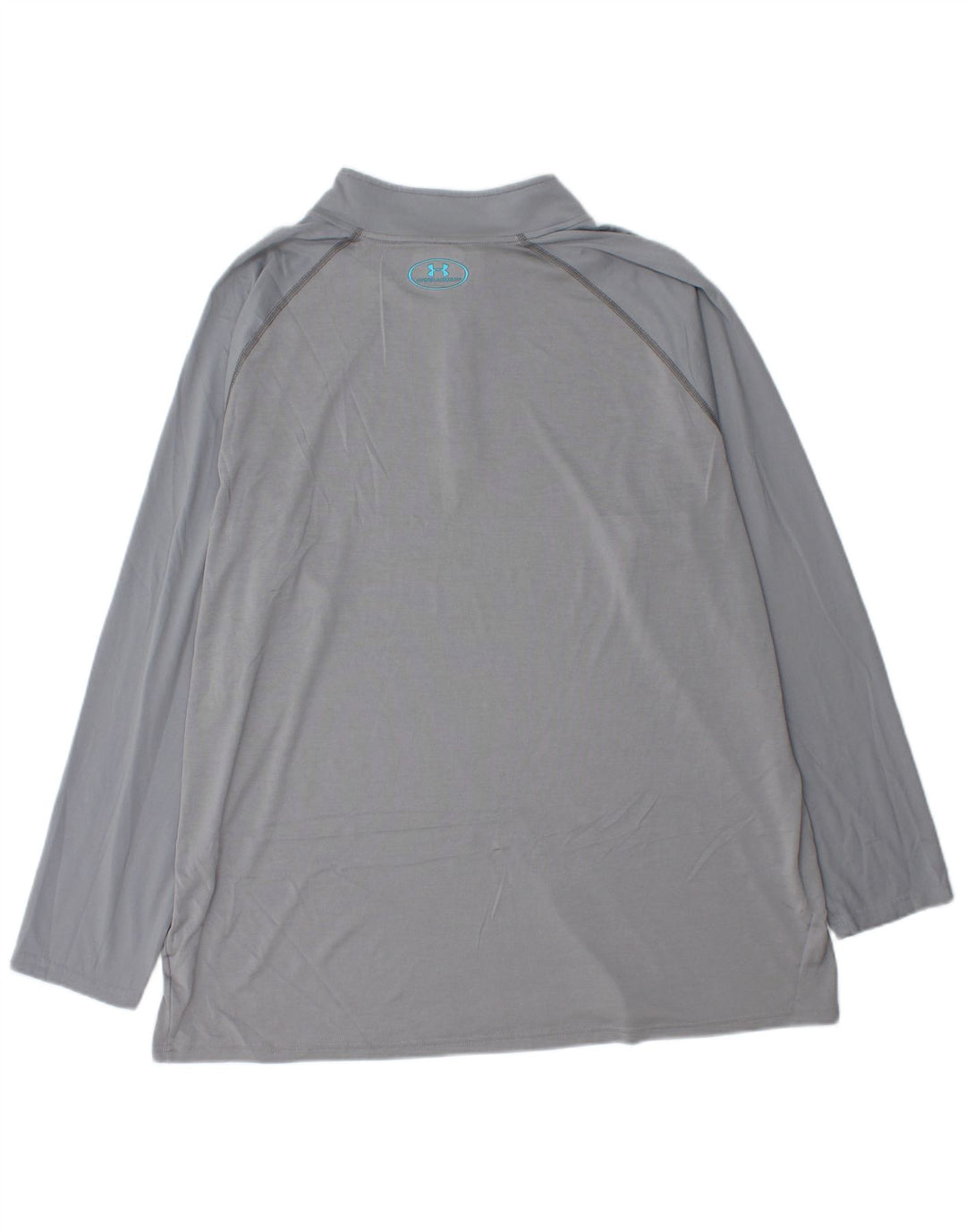 UNDER ARMOUR Herre Heat Gear Zip Neck Pullover Træningsdragt Top 3XL Grå